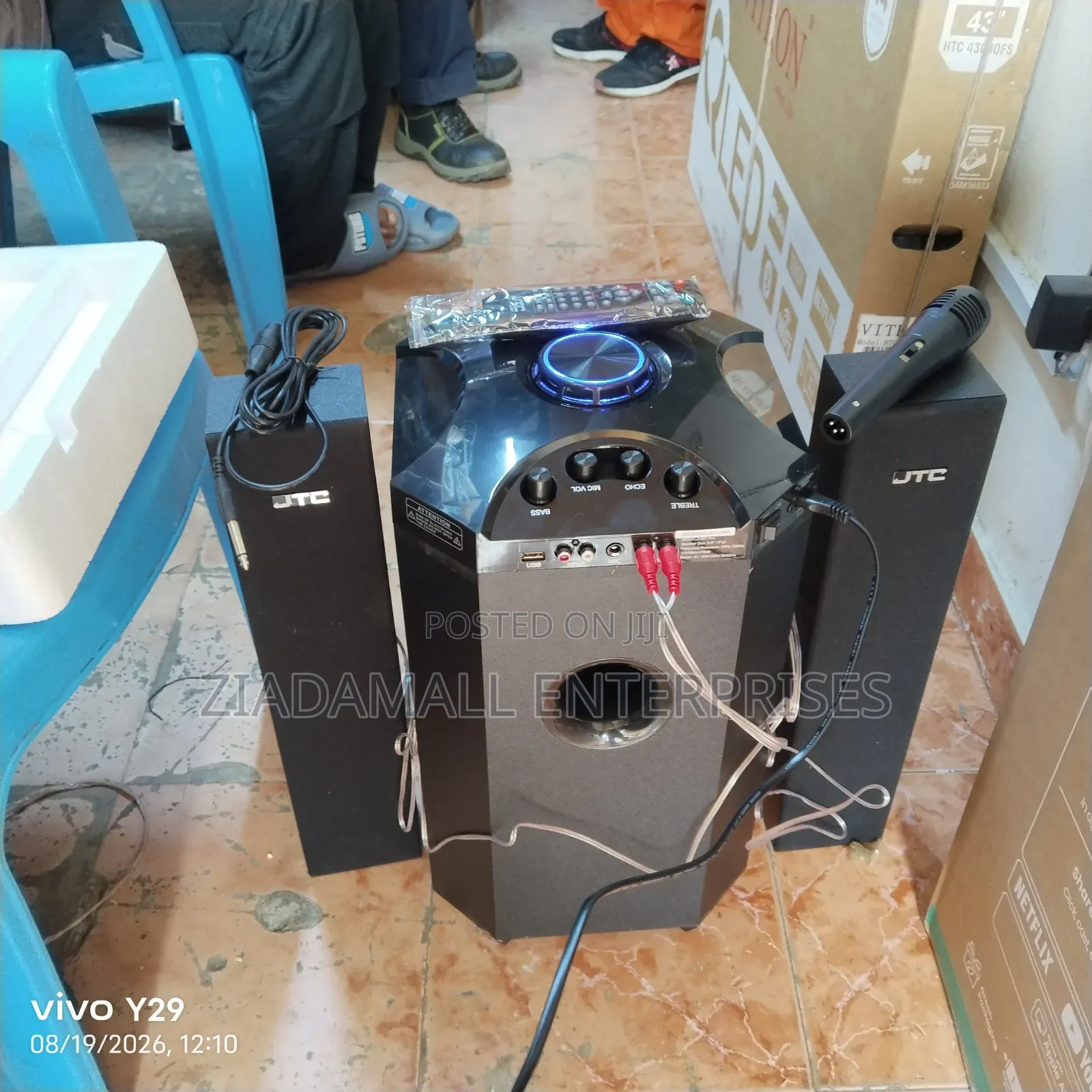 Pay on Delivery JTC 801 Home Theatre System With Tall Boys