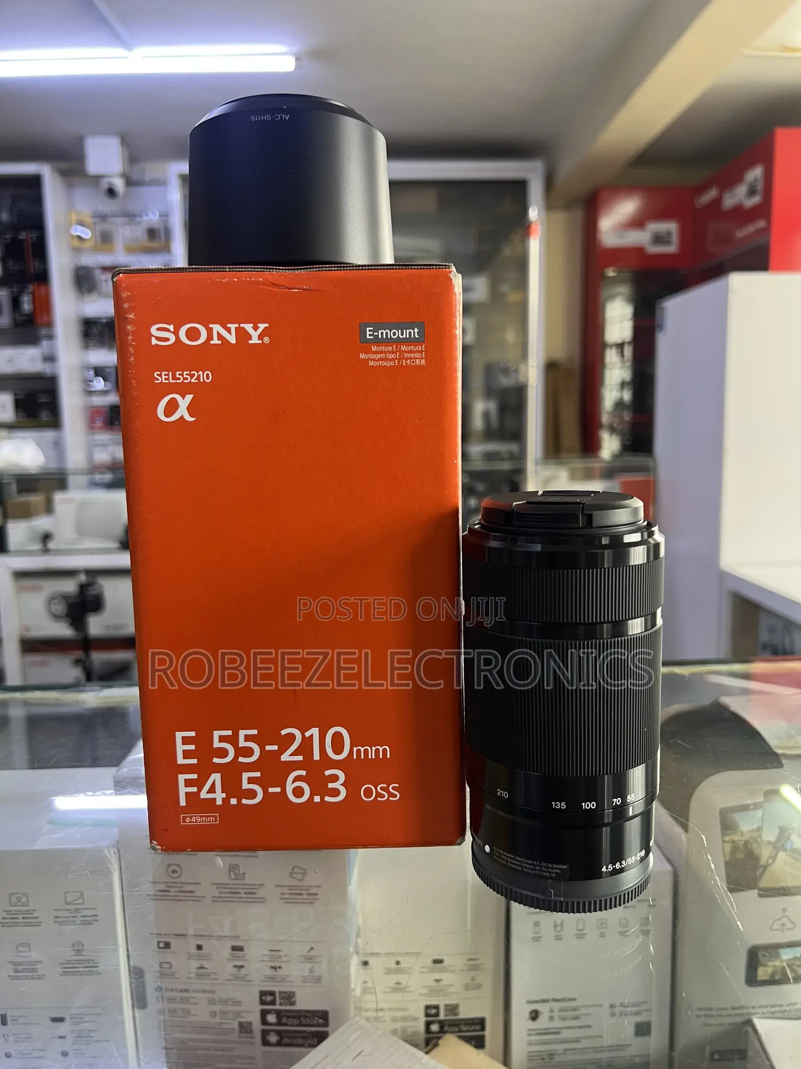Sony E 55-210mm F/4.5-6.3 OSS Lens (Black)