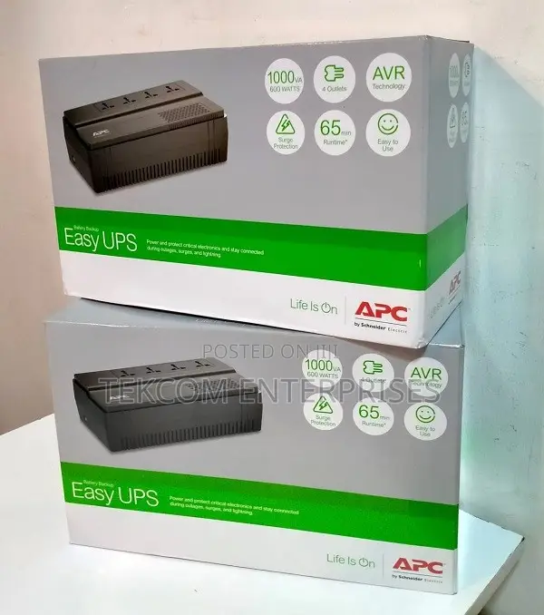 APC 1000va Ups~APC 1000/1kva Easy Backup Ups