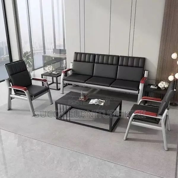Office Sofa; 5-Seater Waiting Office Simple Sofa