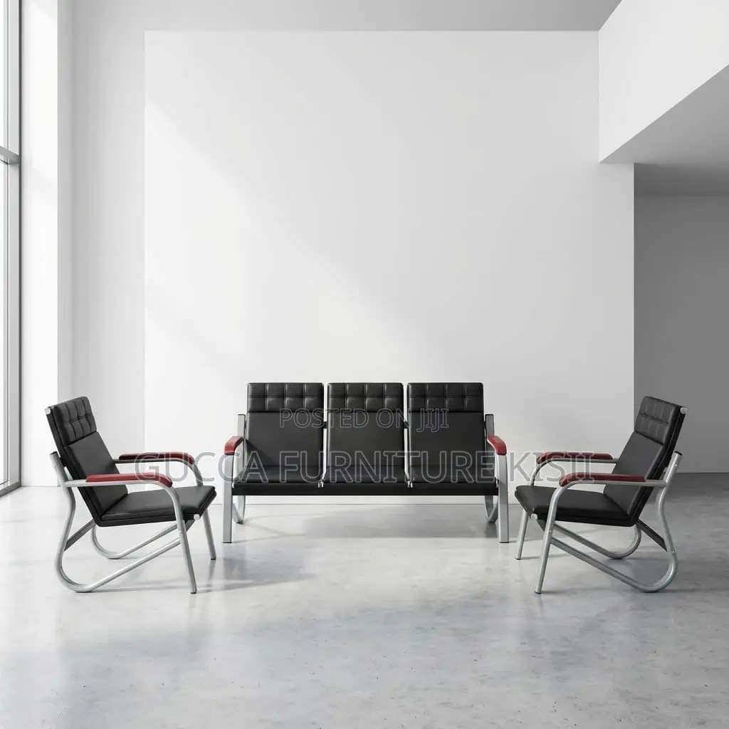 Office Sofa; 5-Seater Waiting Office Simple Sofa