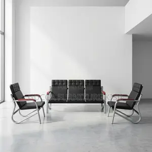 Office Sofa; 5-Seater Waiting Office Simple Sofa