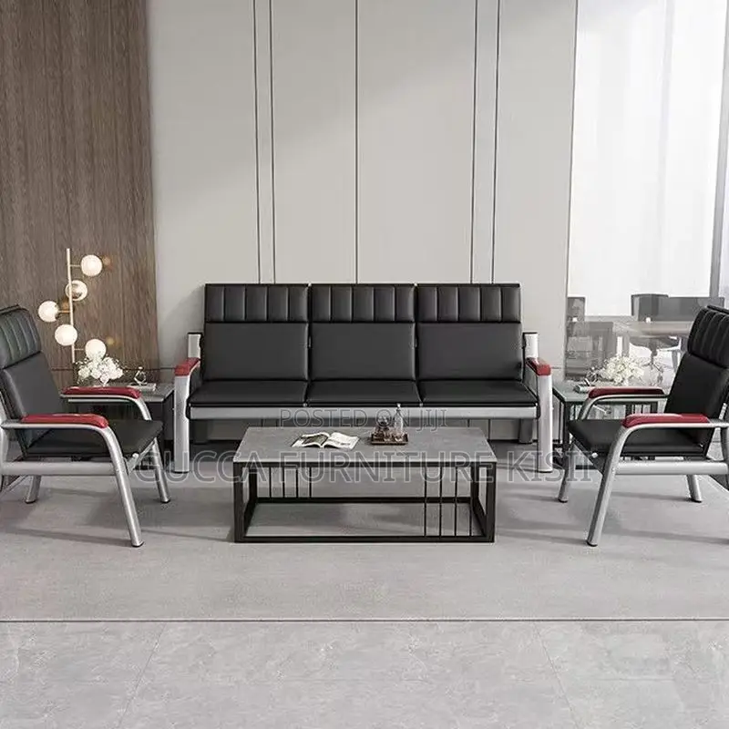 Office Sofa; 5-Seater Waiting Office Simple Sofa