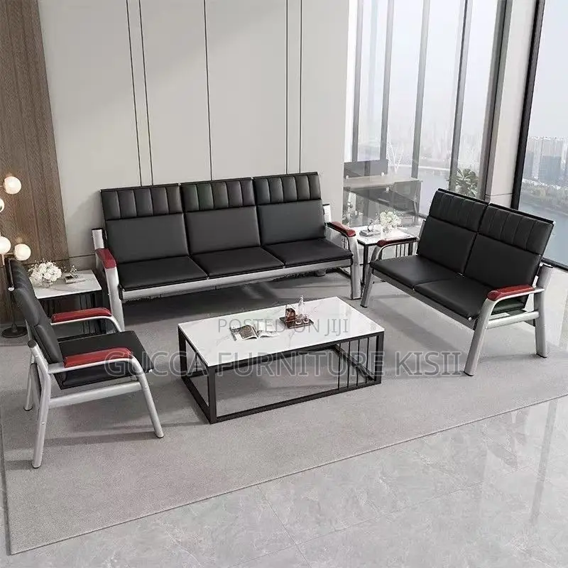 Office Sofa; 5-Seater Waiting Office Simple Sofa