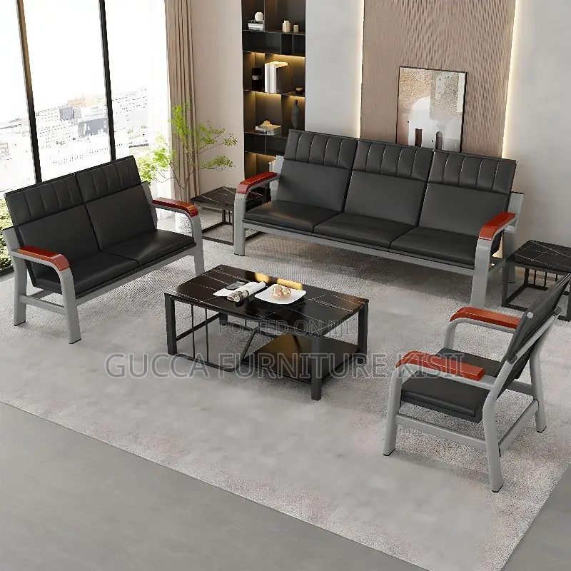 Office Sofa; 5-Seater Waiting Office Simple Sofa