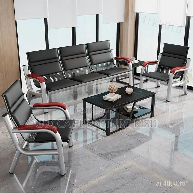 Office Sofa; 5-Seater Waiting Office Simple Sofa