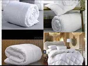 Professional Jiji Title: Plain White Unbinded Duvet Set 6×6