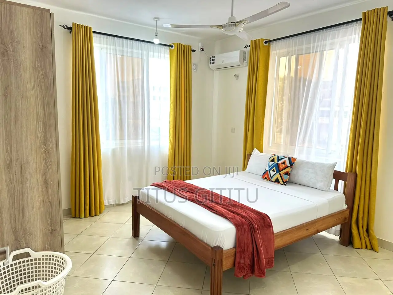 1 Bedroom Nyali Near Beach Wild Waters| AC, WiFi, Parking Balcony|