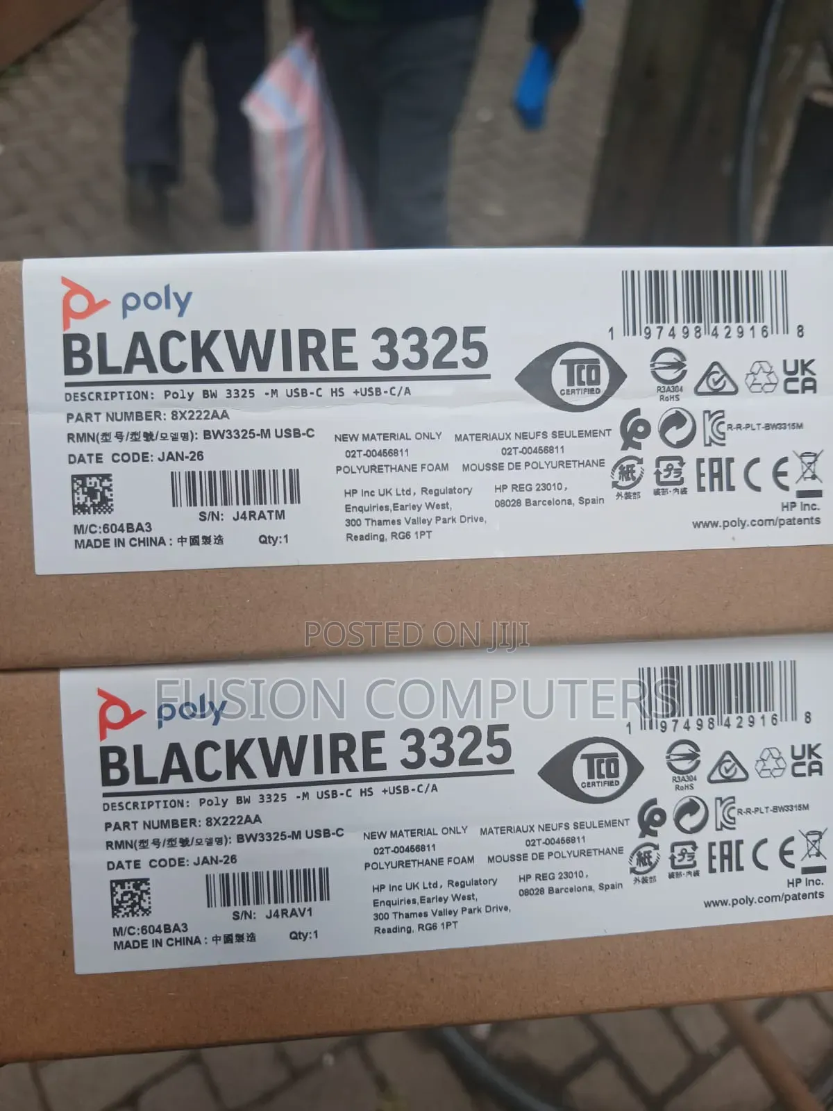 Poly Blackwire 3325
