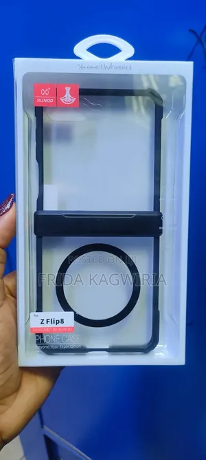 Xundd Shockproof Clear Back Cover for Samsung Flip 8