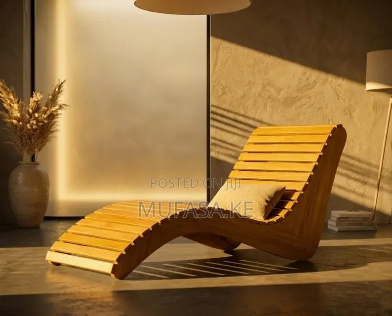 Modern Wave Lounger - DIY Step by Step PDF Plans