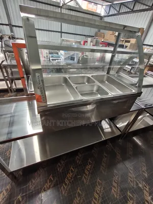 3-Pan Table Top Food Warmer With Canopy