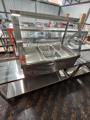 3-Pan Table Top Food Warmer With Canopy