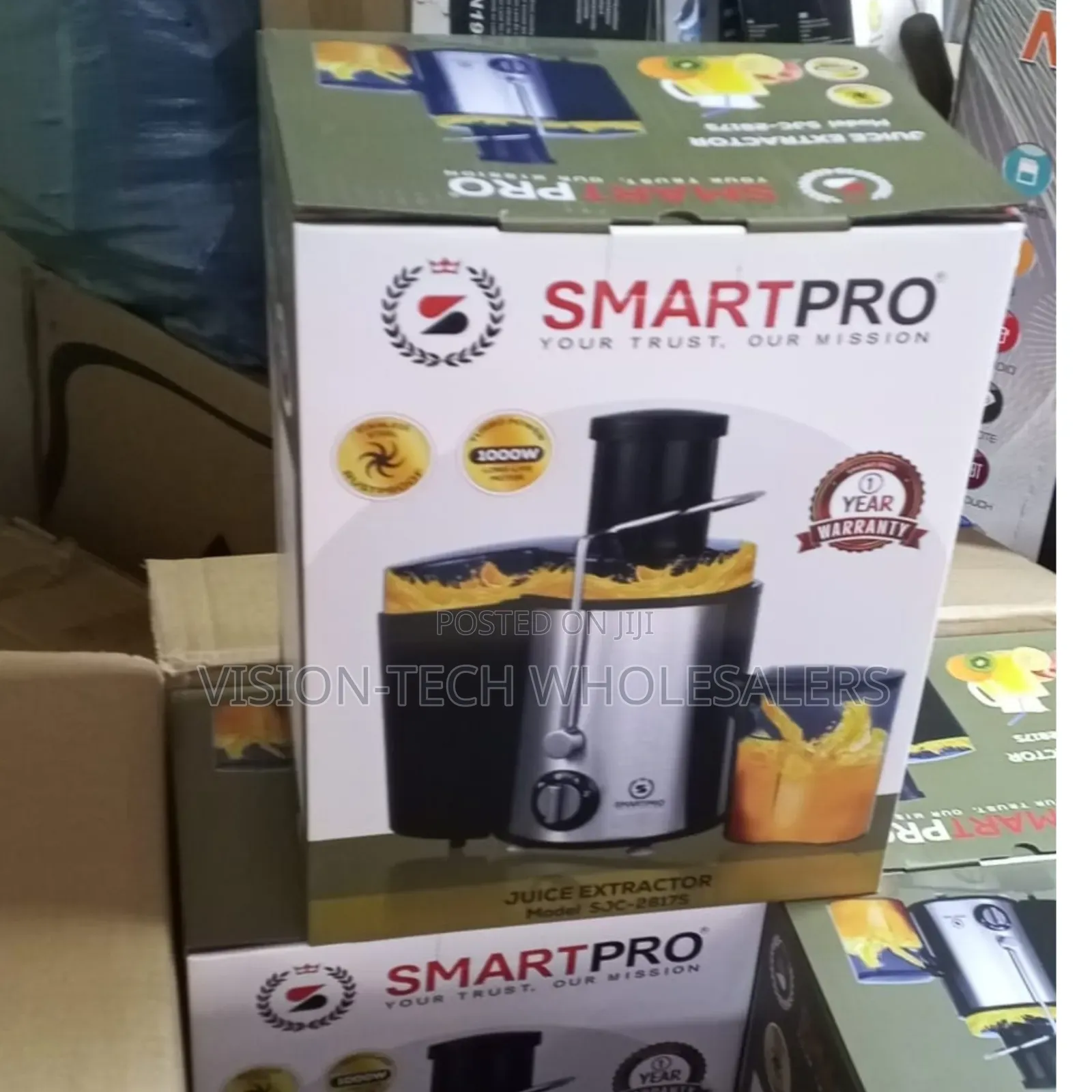 SmartPro Juicer Extractor 1000W 2-Speed Stainless Steel