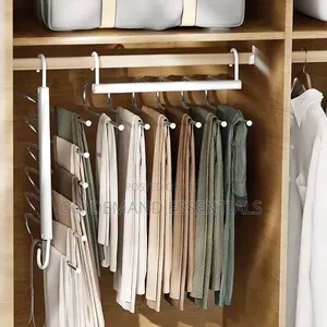 Heavy Duty 6 Layer Foldable Pants Hanger Space Saving