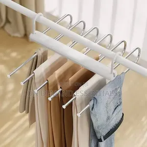 Heavy Duty 6 Layer Foldable Pants Hanger Space Saving