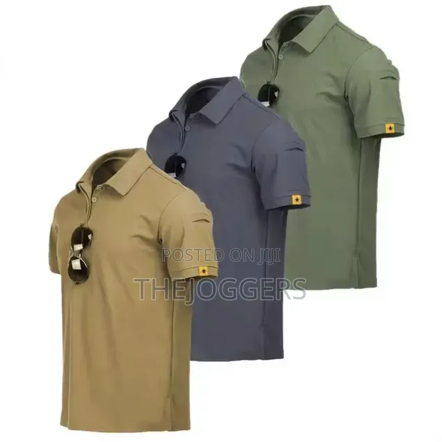 Men's Sports, Golf Players Daily Casual Style Collared Polo Shirts