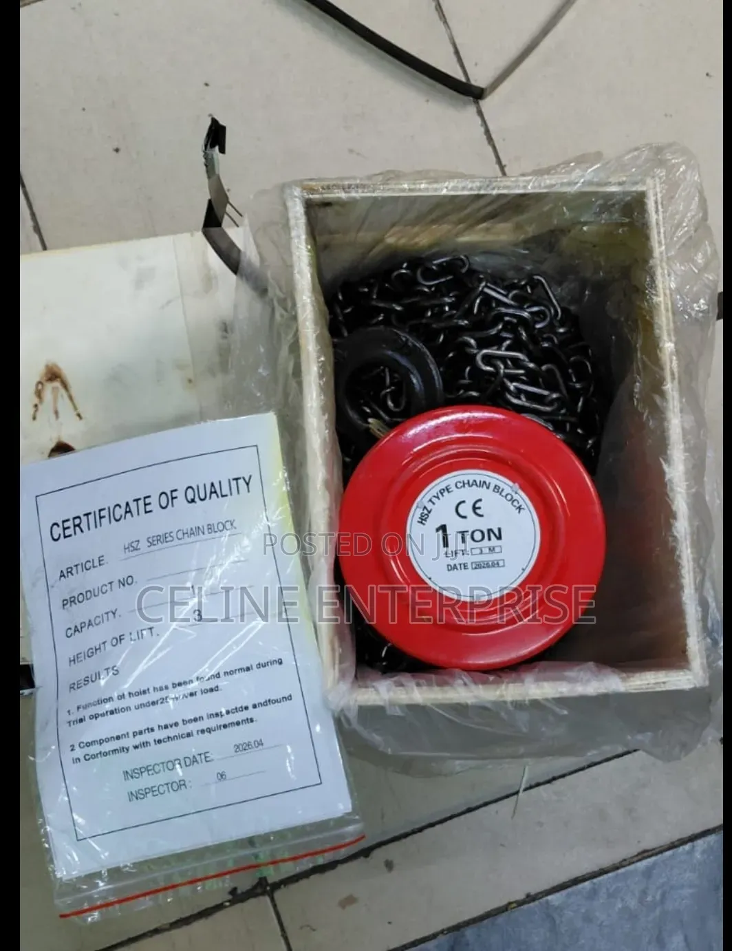 Chain Block 1 Tonne