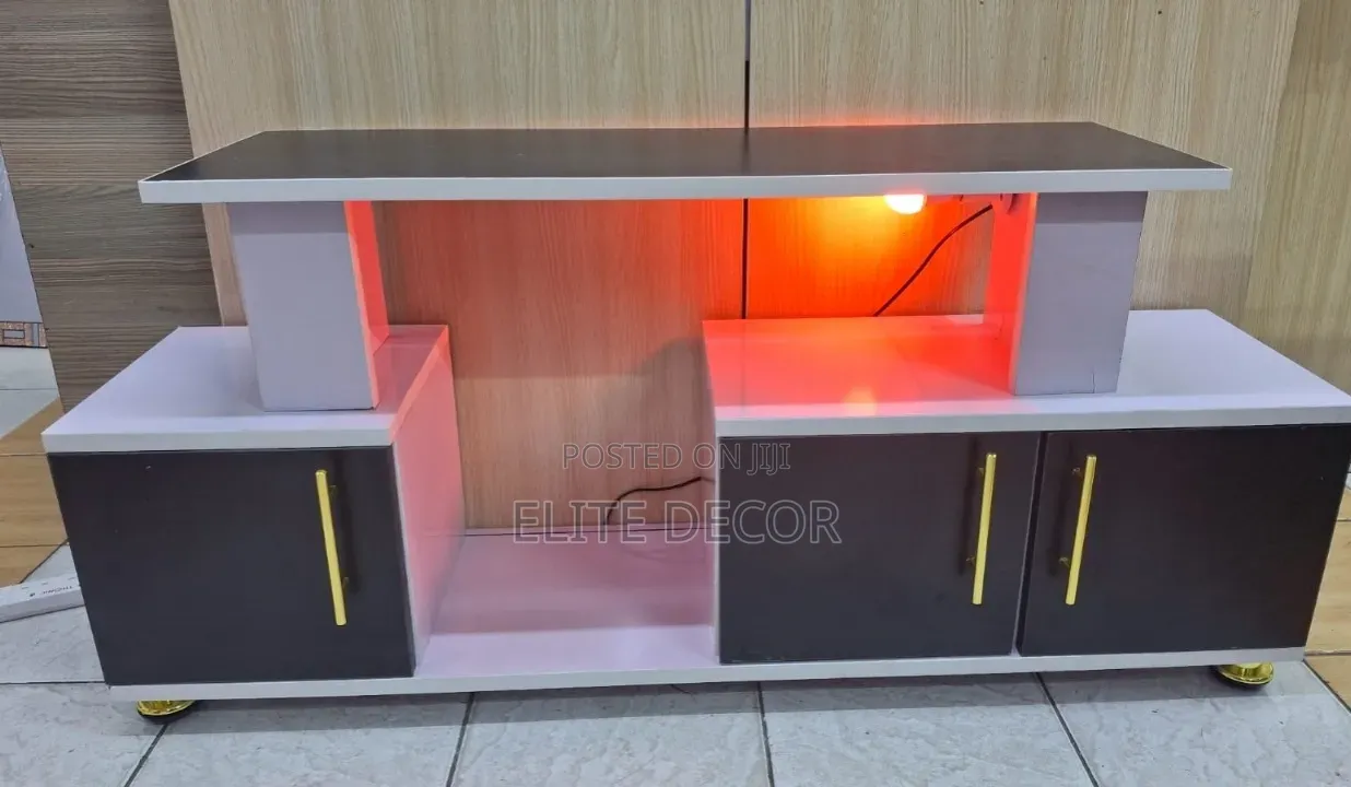 Istanbul 2 Modern TV Stand With LED Lights