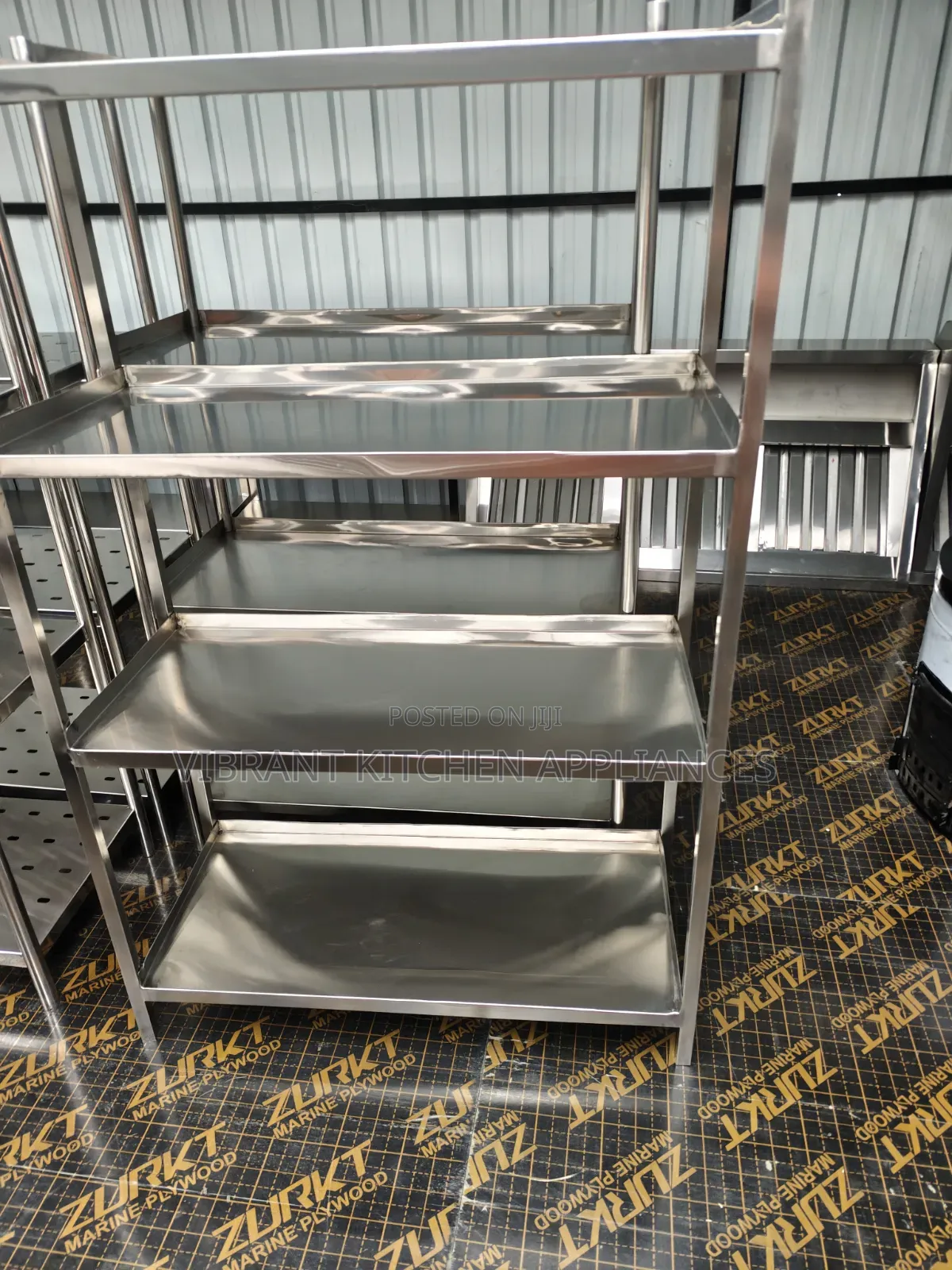 Stainless Steel 4-Tier Kitchen Rack