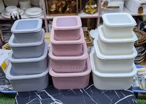 4-Piece Ribbed Airtight Food Storage Set