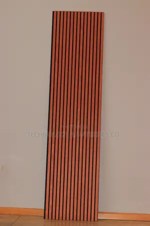 TV Wall Woodlook Slat Panels