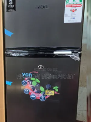 Von Double Door Fridge 125l Direct Cool