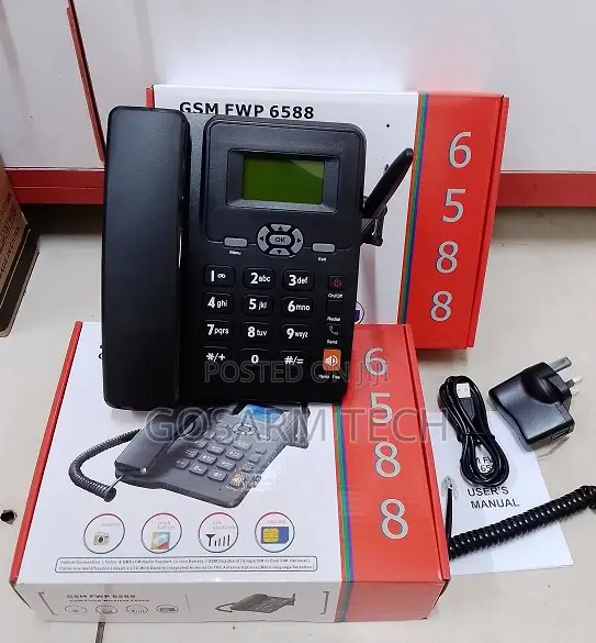 Wireless 6588 Dual SIM GSM Desktop Telephone Deskphone
