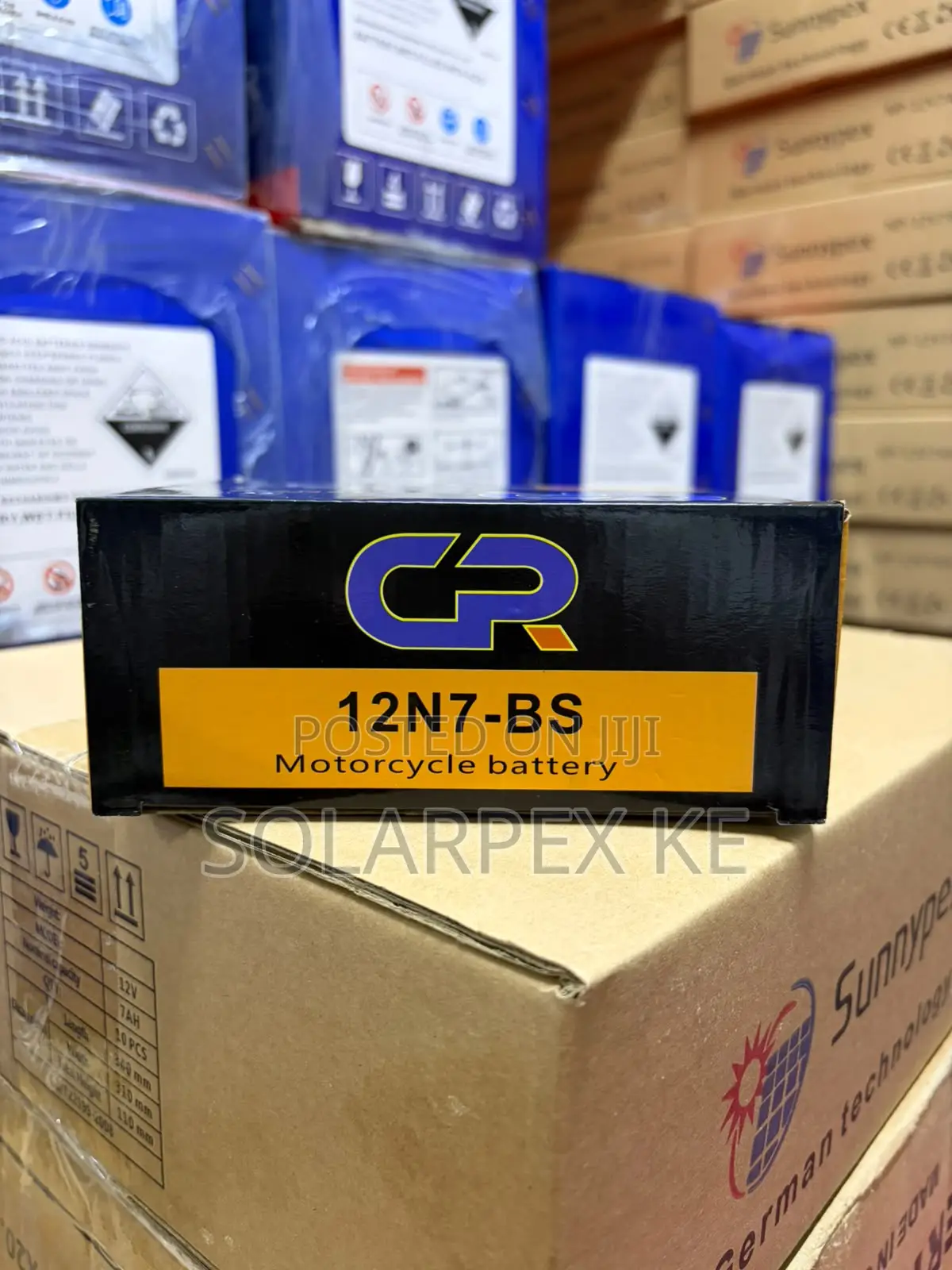 Gr 12v 7ah Motorcycle Battery