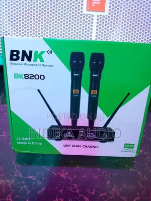 BNK BK8200 Dual Wireless Microphone Set – Brand New in Box