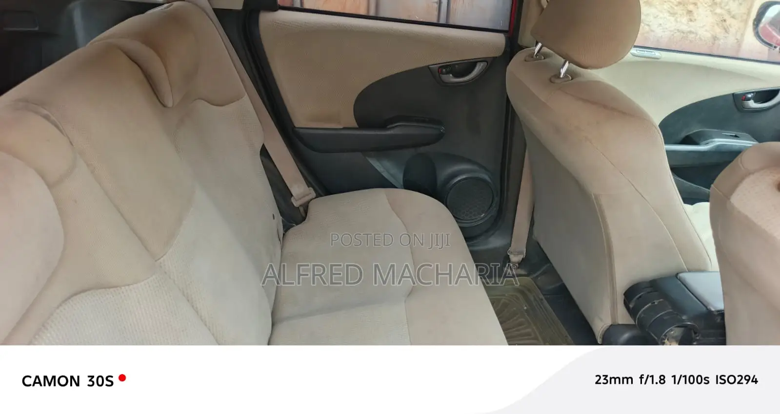 Honda Fit Automatic 2011 Red