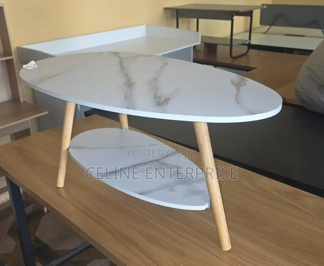 Executive MDF Marble Coffee Table/Bed Side