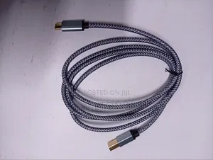 Braided Cord Type C to Printer 1.5Mcable New