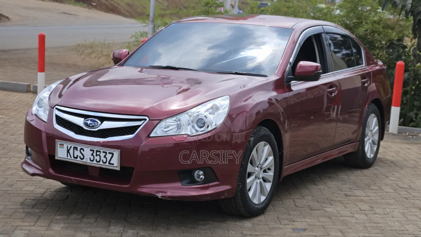 Subaru Legacy 2011 Maroon