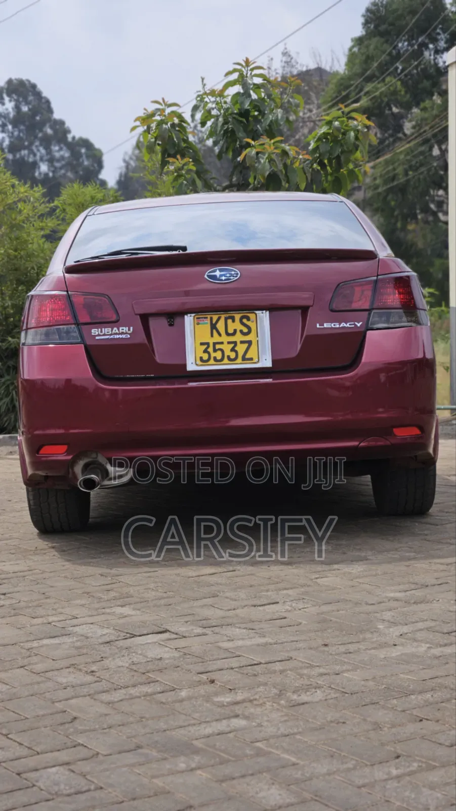 Subaru Legacy 2011 Maroon