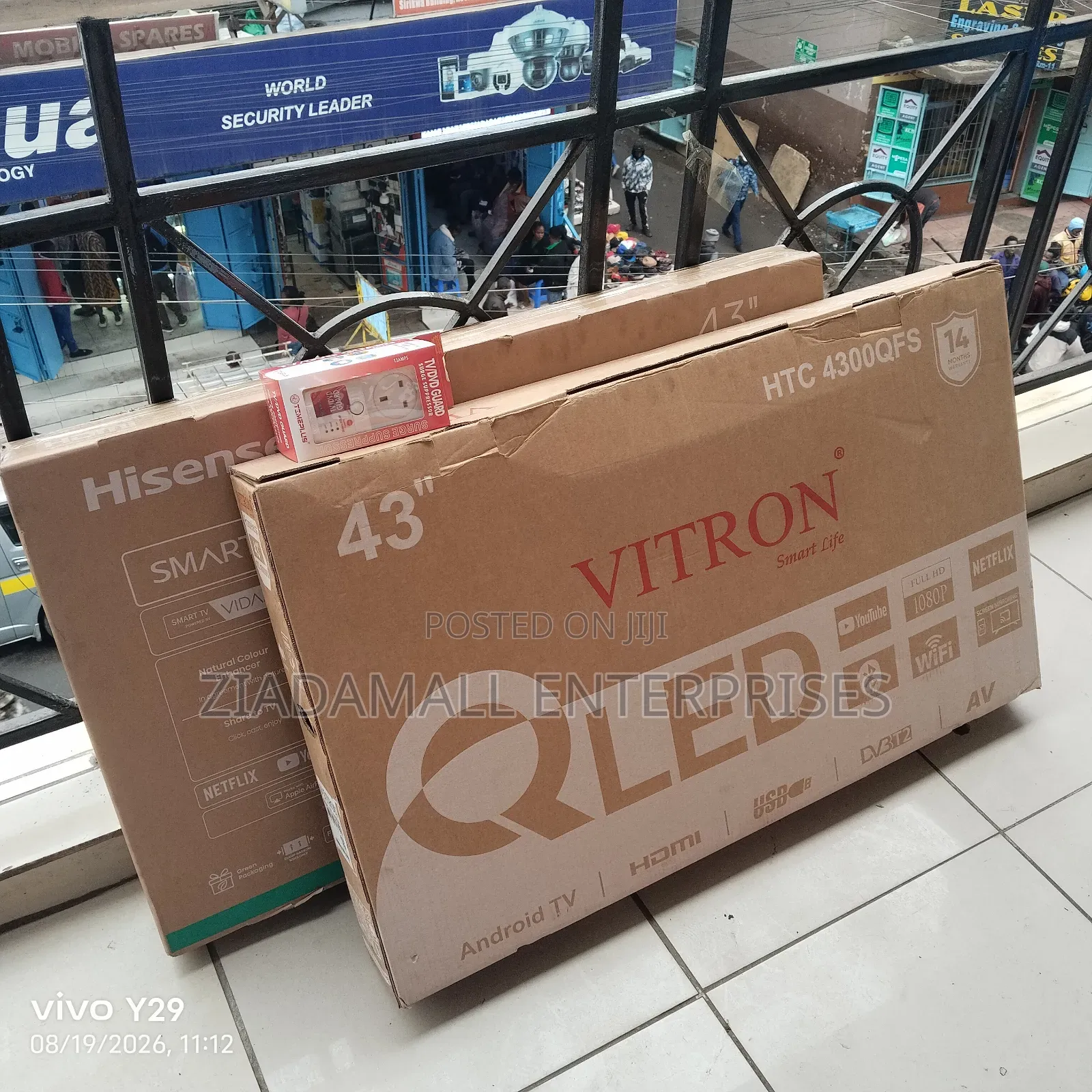 Restocked Smart TV Affordable at Vitron 43inches