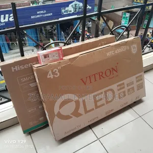 Restocked Smart TV Affordable at Vitron 43inches