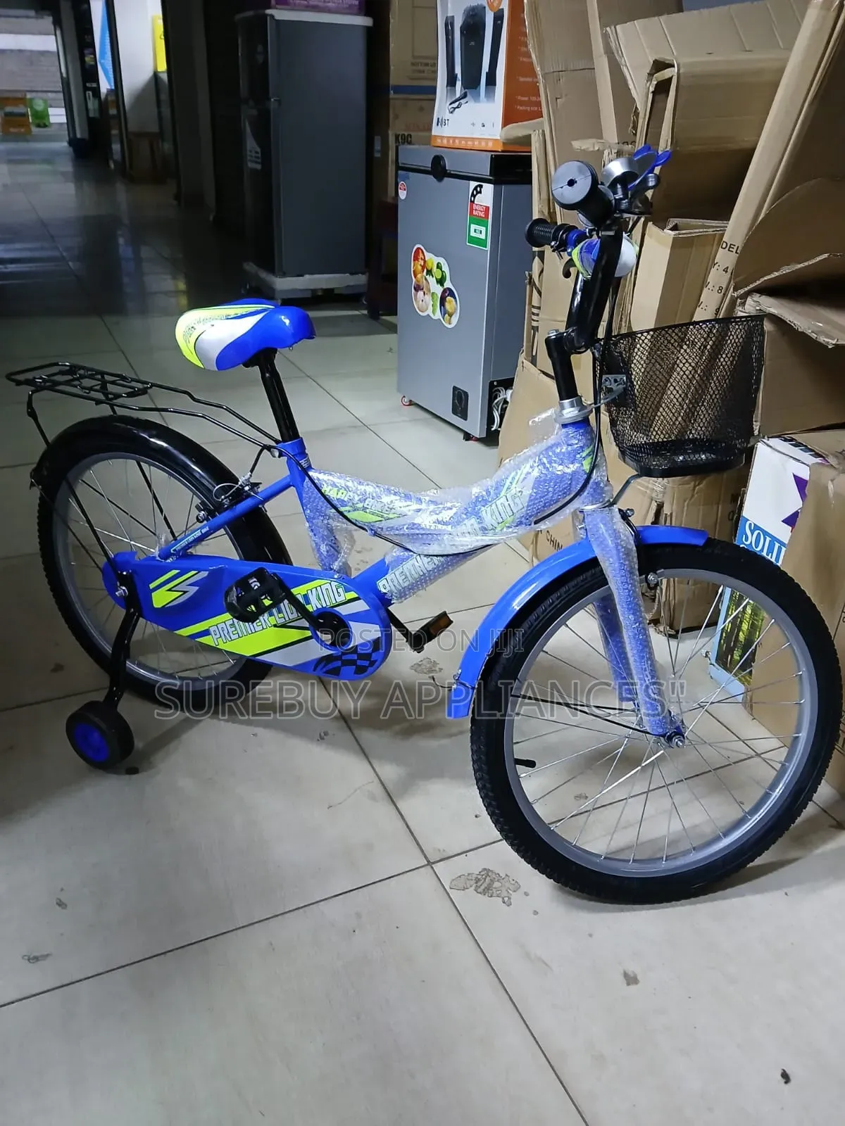 Kids Bike Size 16 With Trainer Wheels
