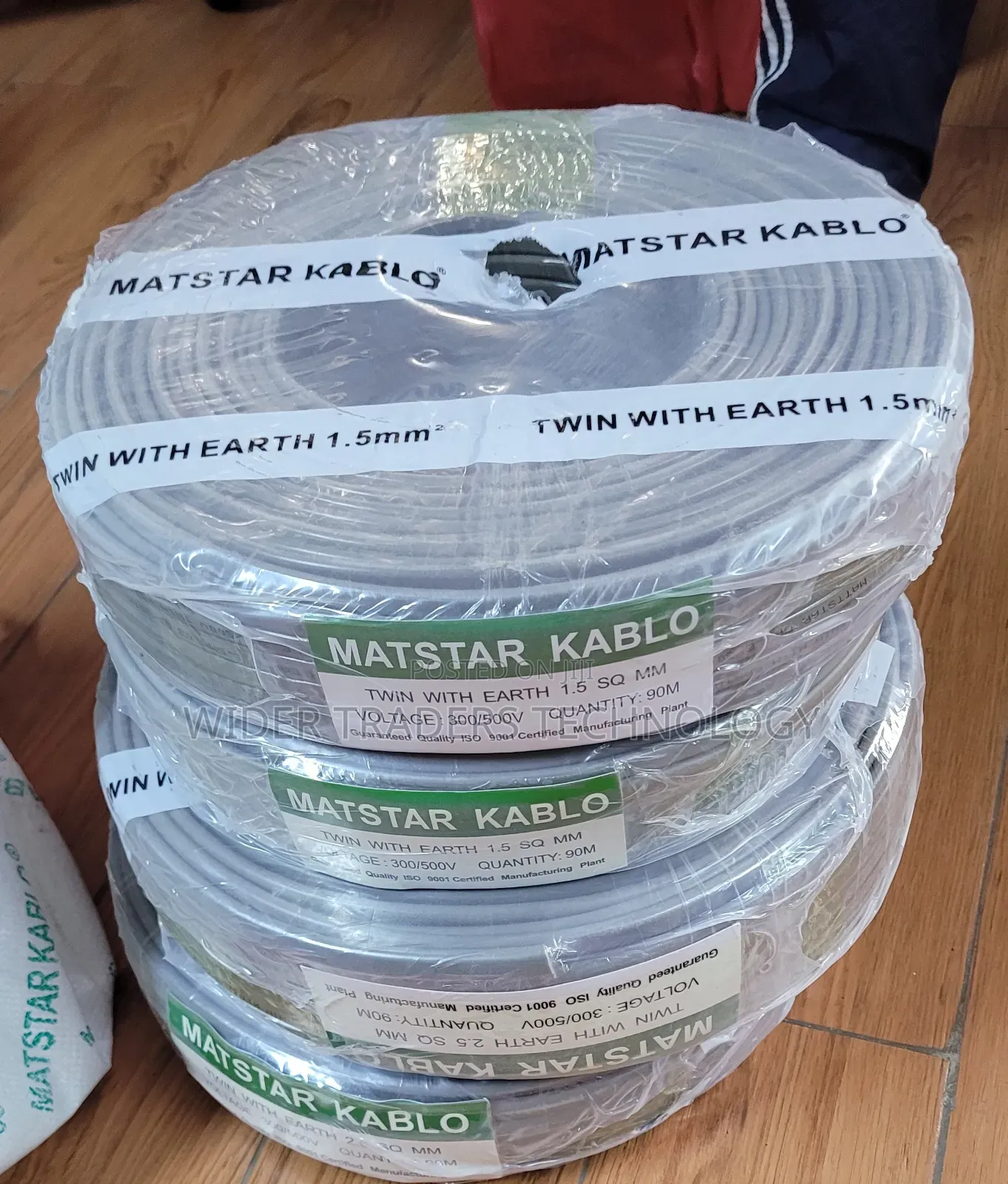 Matstar Kablo Twin1.5mm2 With Earth Electrical Wiring Cables