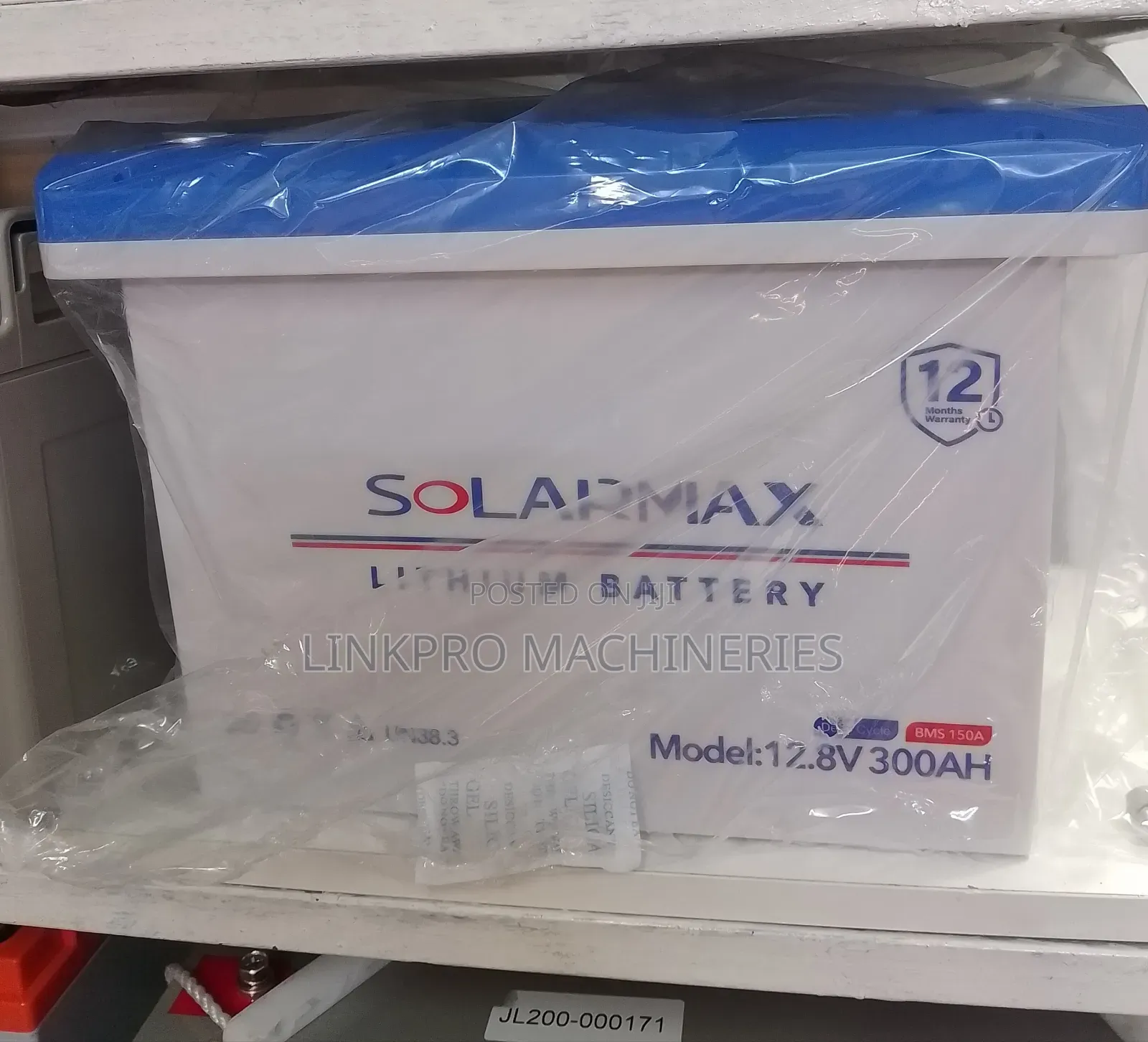 Solarmax Lithium Battery 300ah 12 Volts
