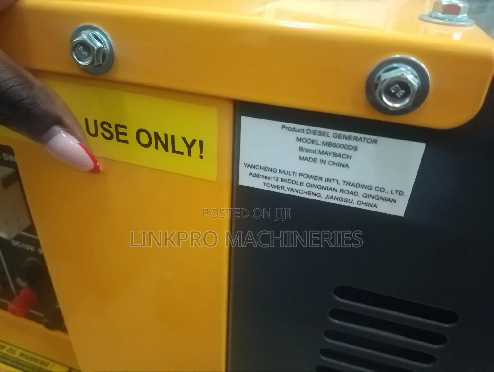 Maybach 6.5kva Single Phase Diesel Generator