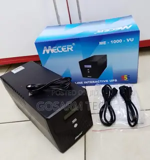Mecer ME-1000-VU Line Interactive UPS 1kva With AVR Surge Protection