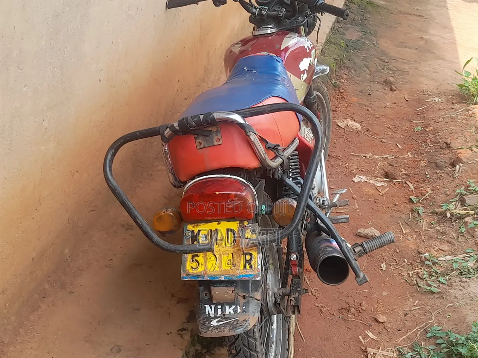 TVS XL 100 2013 Red