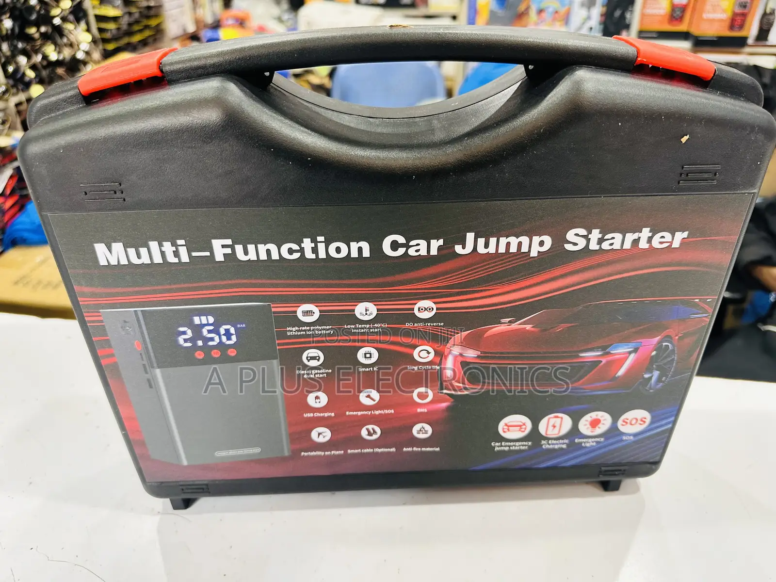 Q7 Jumpstarter + Tyre Inflator – Powerful Portable