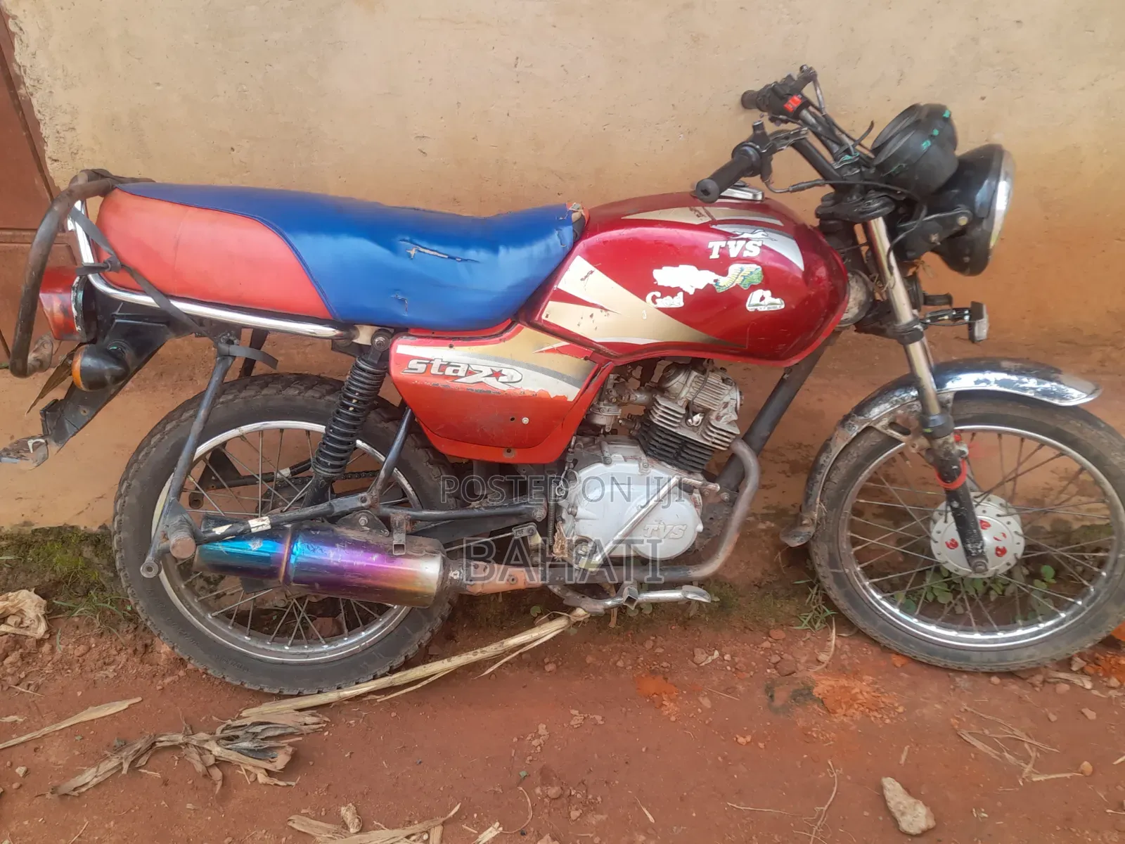 TVS XL 100 2013 Red