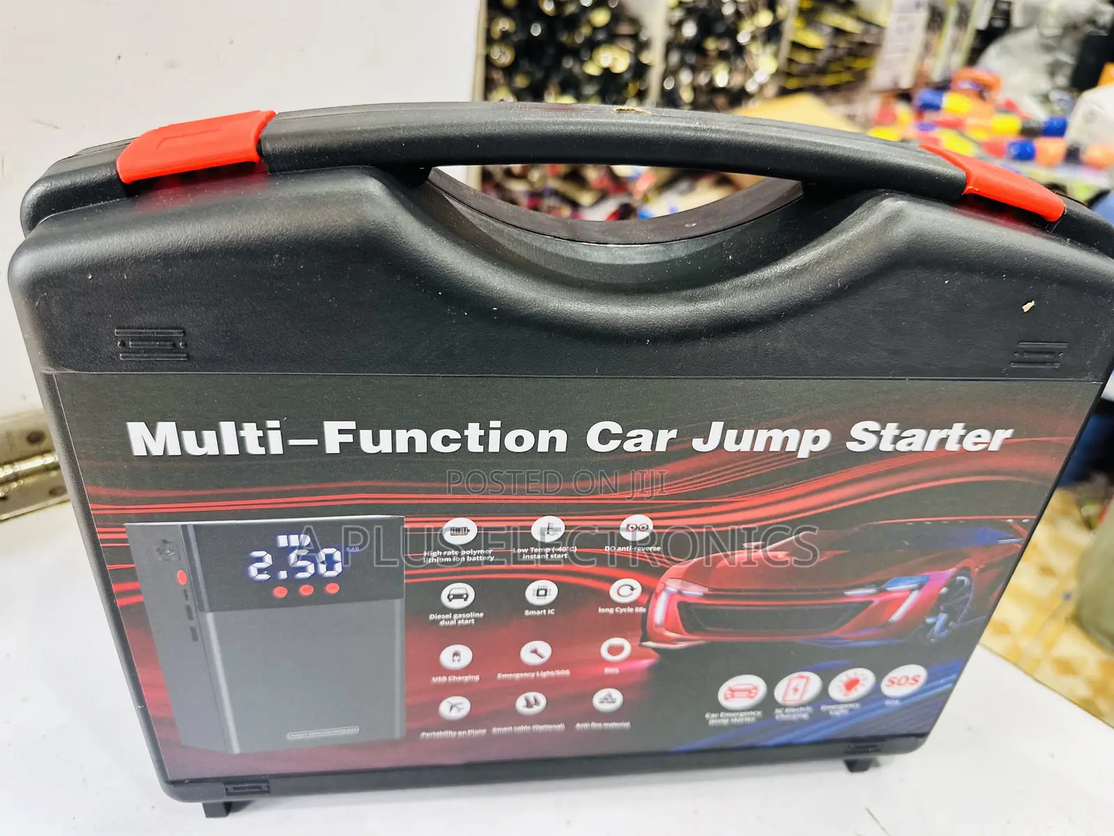 Q7 80000mah Portable Jumpstarter – Inflates Tyres Fast