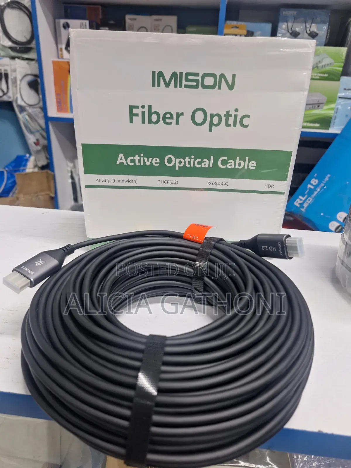 40M Active Fibre Optical Hdmi Cable
