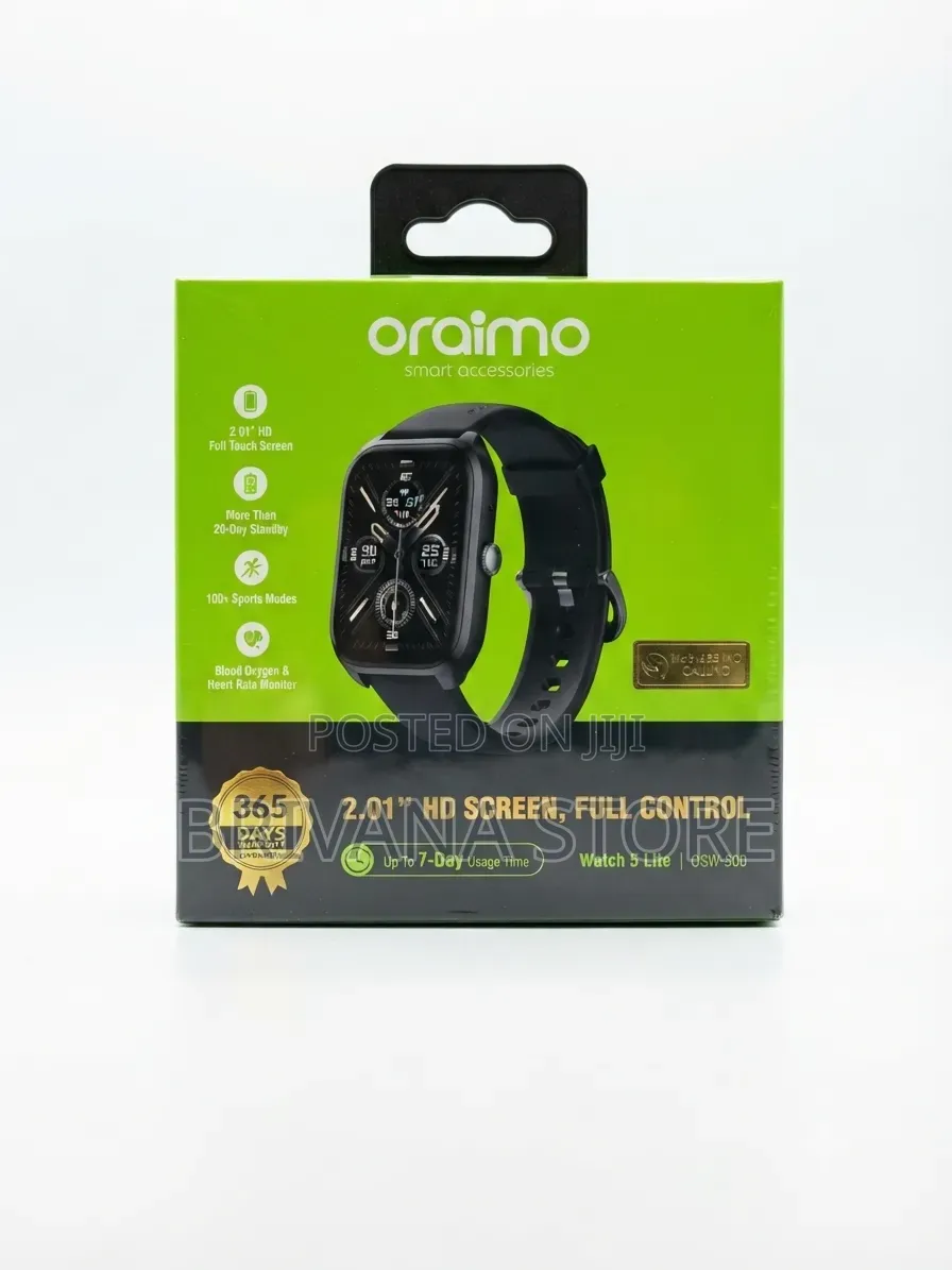 Oraimo Watch 5 Lite Smart Watch – Fitness Tracker Notifications