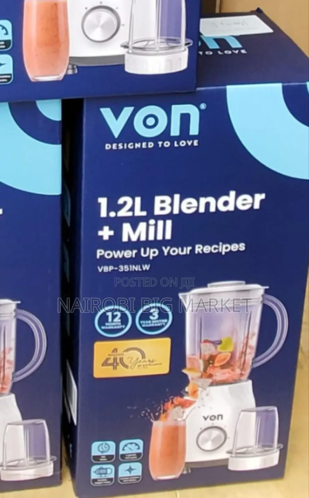 2 in 1 Von Blender