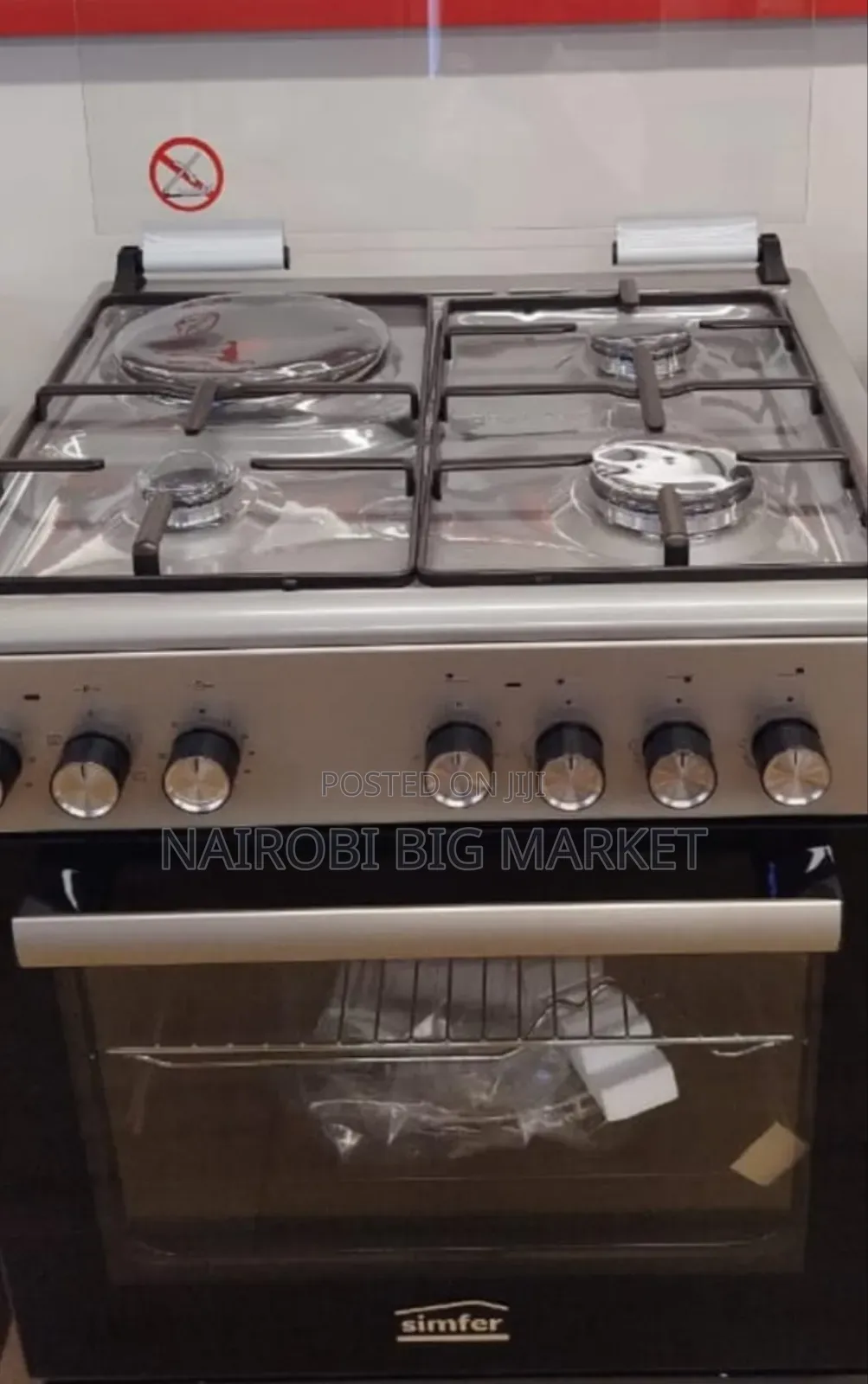 60*60 Von Simfer 3+1 Standing Cooker